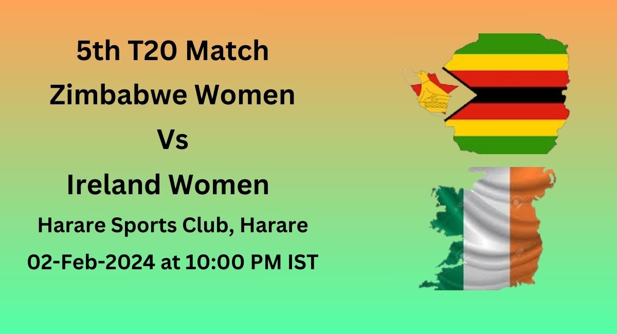 Zimbabwe Women Vs Ireland Women, 5th T20 match