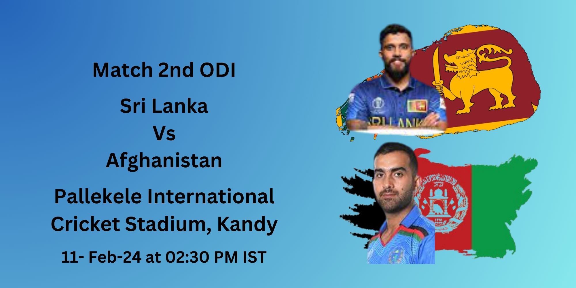 Sri Lanka Vs Afghanistan, 2nd ODI Match