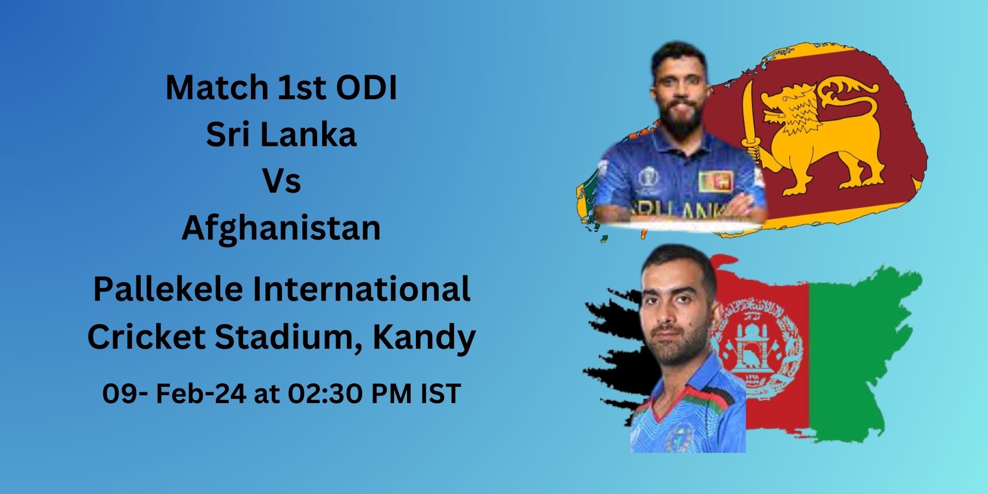 Sri Lanka Vs Afghanistan, 1st ODI Match